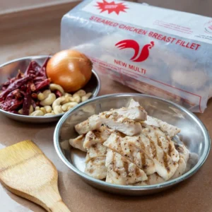 Steamed Chicken Breast Fillet 1KG Seasoned